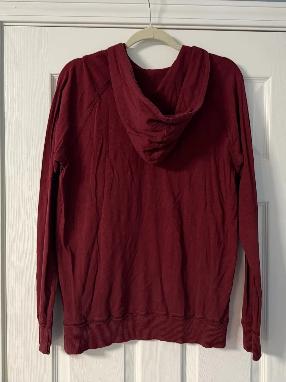 The Academy Brand Men's Crewneck Hooded Sweater - Burgundy